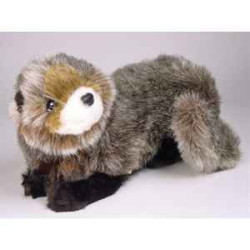  Animaux de la forêt Loutre 42 cm peluche animaux allongés réaliste Piutre 2655
