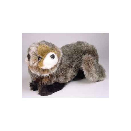 Peluche allongée loutre 42 cm Piutre   2655