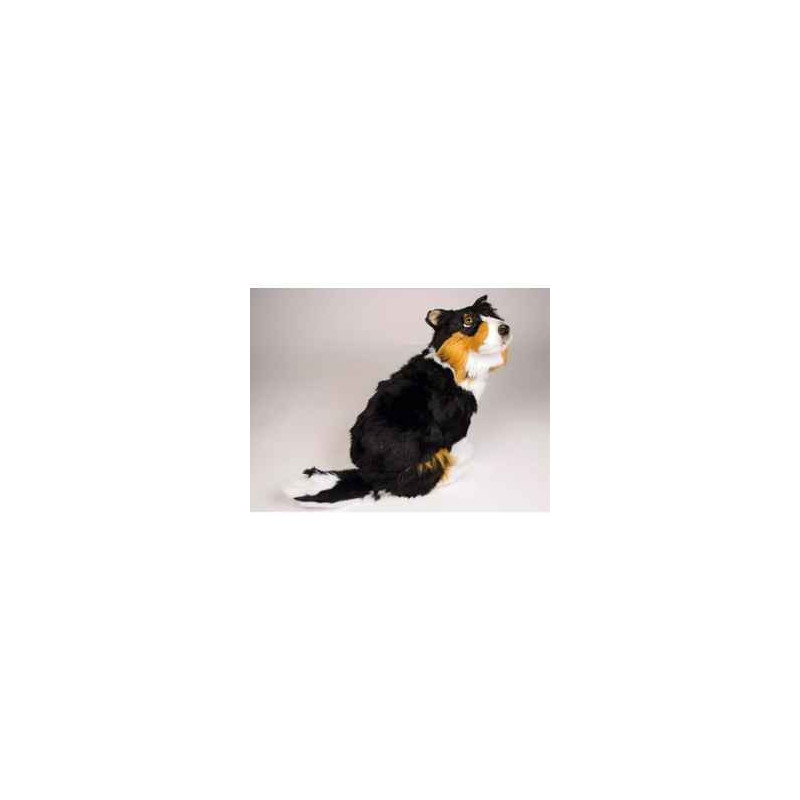 Animaux-Bois-Animaux-Bronzes propose Chien Shetland sheepdog 50 cm assis peluche réaliste Piutre 3320
