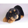 Animaux-Bois-Animaux-Bronzes propose Chien Rottweiller 45 cm peluche animaux allongés réaliste Piutre 2260