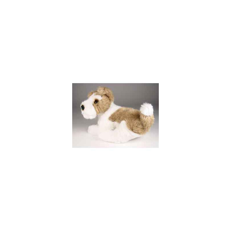 Animaux-Bois-Animaux-Bronzes propose Chien Fox terrier 30 cm peluche réaliste Piutre 3278