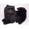 Animaux-Bois-Animaux-Bronzes propose Chien Chow chow noir 50 cm peluche animaux allongés réaliste Piutre 3346