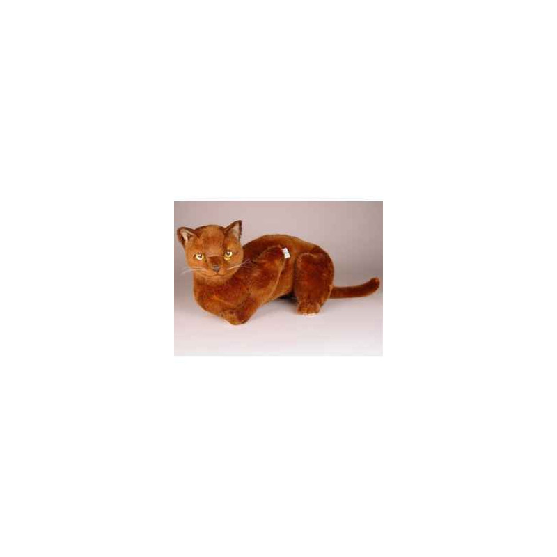 Animaux-Bois-Animaux-Bronzes propose Chat burmese 40 cm peluche animaux allongés réaliste Piutre