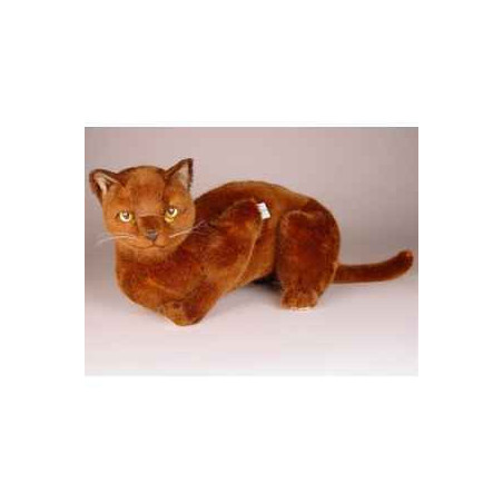 Animaux-Bois-Animaux-Bronzes propose Chat burmese 40 cm peluche animaux allongés réaliste Piutre