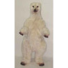 Décoration animaux Ours polaire 160 cm peluche animaux debout réaliste Piutre 2110