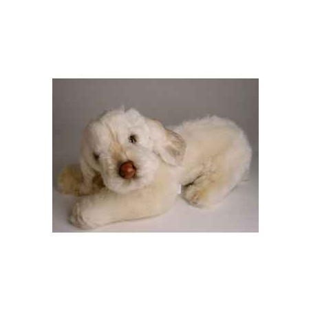 Animaux-Bois-Animaux-Bronzes propose Chien Spinone italien 45 cm peluche animaux allongés réaliste Piutre 2263