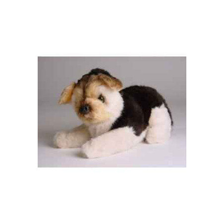 Animaux-Bois-Animaux-Bronzes propose Chien Mascot berger allemand 20 cm peluche animaux allongés réaliste Piutre 4252