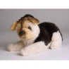 Peluche allongée mascot berger allemand 20 cm Piutre   4252