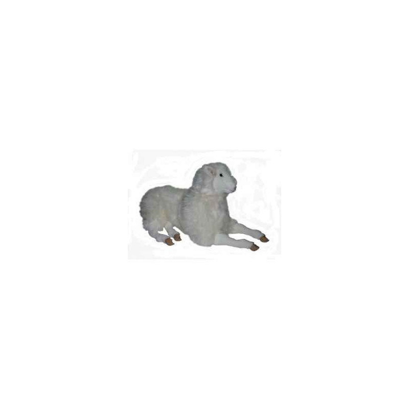  Animaux de la ferme Mouton 100 cm peluche animaux allongés réaliste Piutre 2407