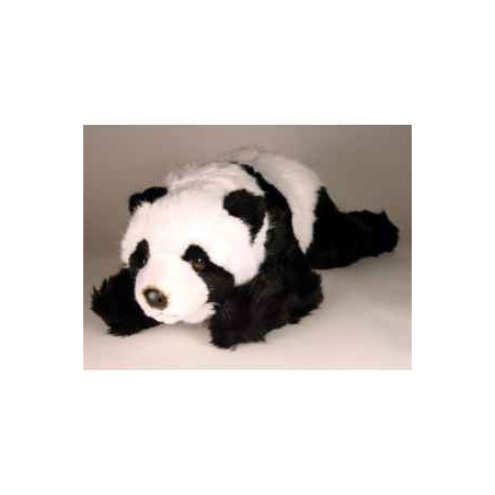 Décoration animaux Panda 50 cm peluche animaux allongés réaliste Piutre 2175