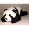 Décoration animaux Panda 50 cm peluche animaux allongés réaliste Piutre 2175
