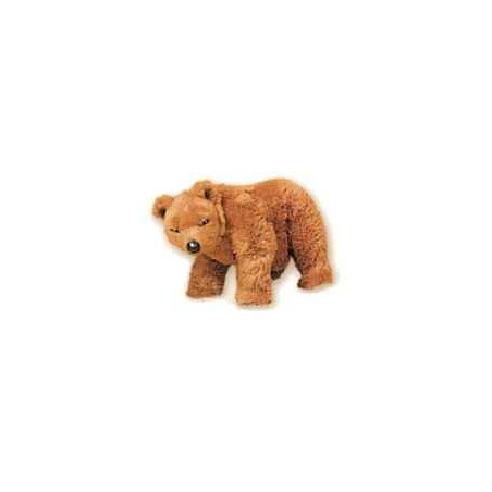 Décoration animaux Ours grizzly 45 cm peluche animaux debout réaliste Piutre 2103