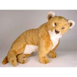 Félin Piutre Lion 55 cm assis peluche -2505