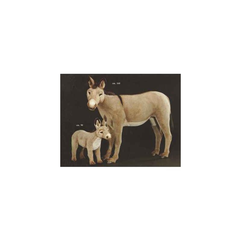  Cheval Âne 160 cm peluche animaux debout réaliste Piutre 2663