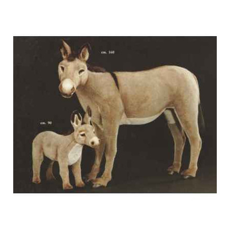  Cheval Âne 160 cm peluche animaux debout réaliste Piutre 2663