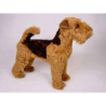 Animaux-Bois-Animaux-Bronzes propose Chien Welsh terrier 60 cm peluche animaux debout réaliste Piutre 1235