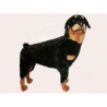 Animaux-Bois-Animaux-Bronzes propose Chien Rottweiller 100 cm peluche animaux debout réaliste Piutre 2256