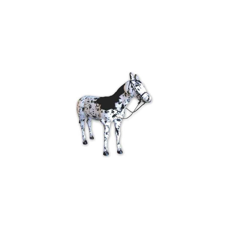 Cheval Cheval apaloosa 200 cm peluche animaux debout réaliste Piutre 2690