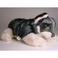  Animaux de la forêt Loup caucasien 35 cm peluche animaux allongés réaliste Piutre 1244