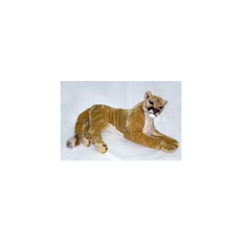 Félin Piutre Puma 120 cm peluche animaux allongés -2593