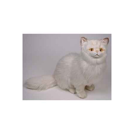 Animaux-Bois-Animaux-Bronzes propose Chat persan chinchilla beige 50 cm assis réaliste Piutre