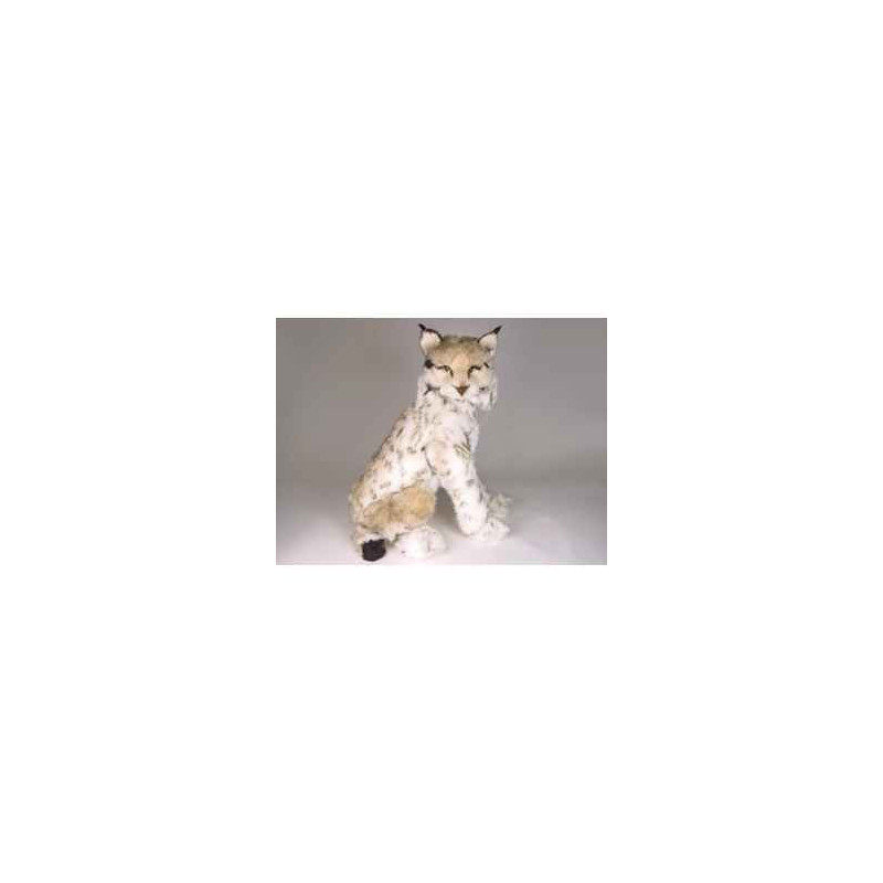 Félin Piutre Lynx 55 cm assis peluche -2552