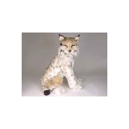 Félin Piutre Lynx 55 cm assis peluche -2552