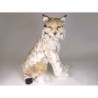 Félin Piutre Lynx 55 cm assis peluche -2552