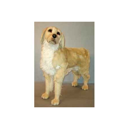 Animaux-Bois-Animaux-Bronzes propose Chien Golden retriever 90 cm peluche animaux debout réaliste Piutre 2200