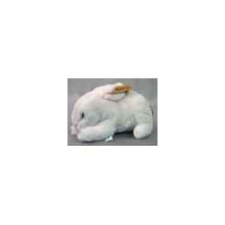  Animaux de la ferme Lapin marron et blanc 30 cm peluche animaux allongés réaliste Piutre 711