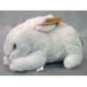  Animaux de la ferme Lapin marron et blanc 30 cm peluche animaux allongés réaliste Piutre 711
