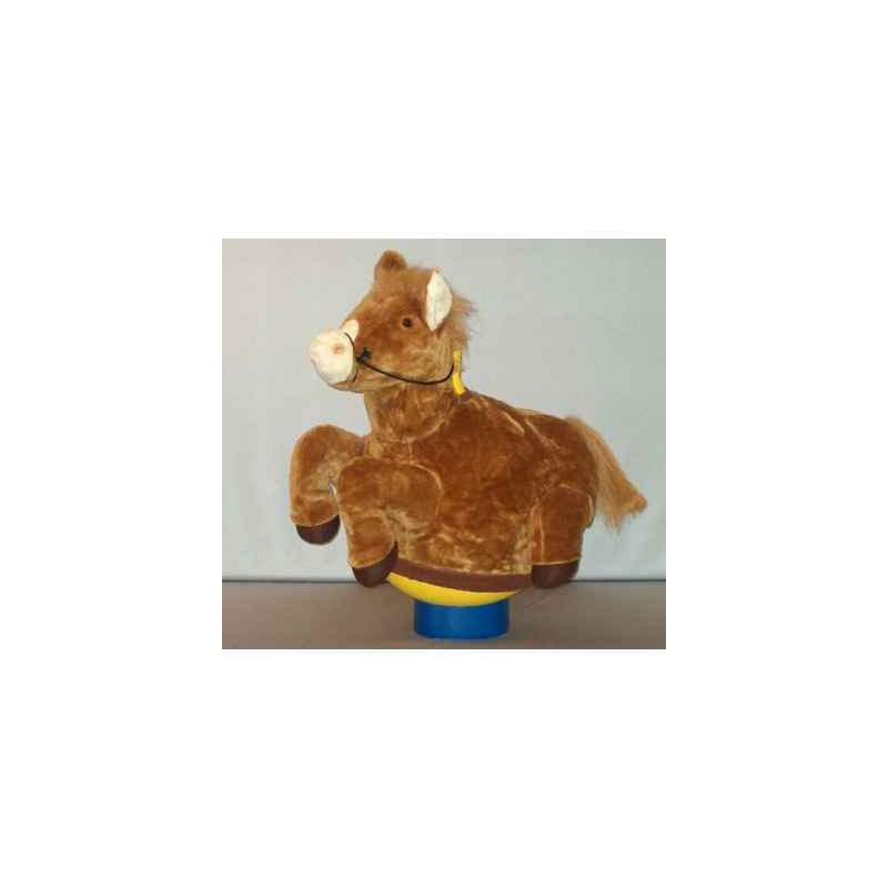 Décors Animaux peluche Peluche Magic cheval marron cm Piutre -G094