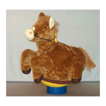 Décors Animaux peluche Peluche Magic cheval marron cm Piutre -G094