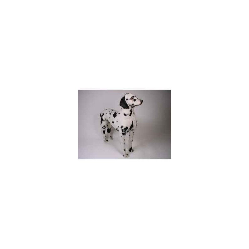 Animaux-Bois-Animaux-Bronzes propose Chien Dalmatien 80 cm peluche animaux debout réaliste Piutre 3240