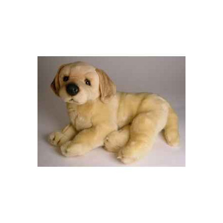 Animaux-Bois-Animaux-Bronzes propose Chien Golden retriever 40 cm peluche animaux allongés réaliste Piutre 2206