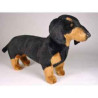 Animaux-Bois-Animaux-Bronzes propose Chien Teckel dachshund 45 cm peluche animaux debout réaliste Piutre 1214