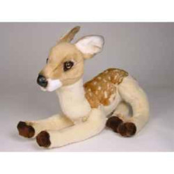  Animaux de la forêt Faon 40 cm peluche animaux allongés réaliste Piutre 2405