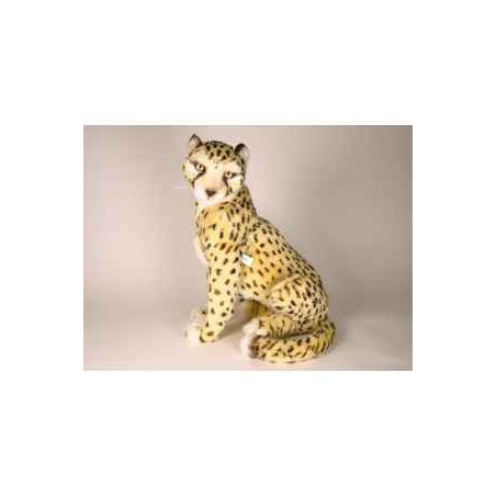 Félin Piutre Guépard 48 cm assis peluche -2584