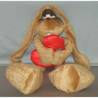 Décors Animaux peluche Peluche lapin marron 90 cm Piutre -G059