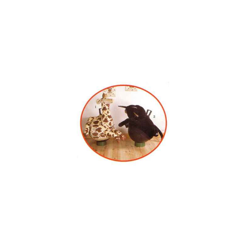 Décors Animaux peluche Peluche Magic taureau cm Piutre -G097