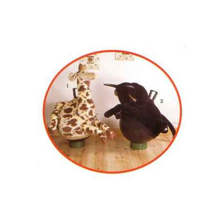 Décors Animaux peluche Peluche Magic taureau cm Piutre -G097