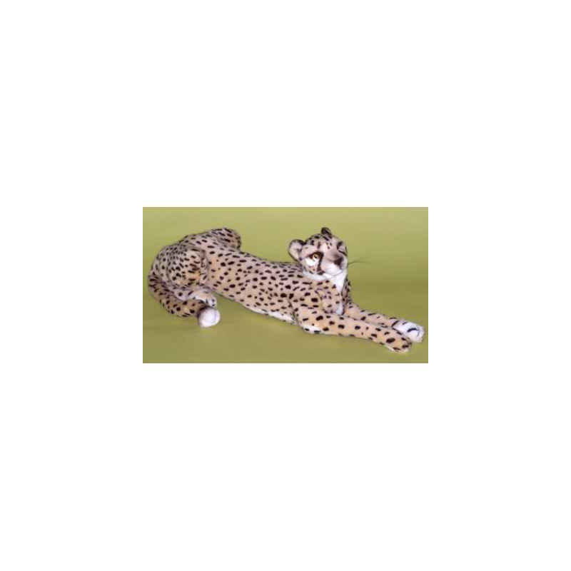 Peluche allongée guépard 75 cm Piutre   2583