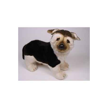 Animaux-Bois-Animaux-Bronzes propose Chien Berger allemand 40 cm peluche animaux debout réaliste Piutre 2229