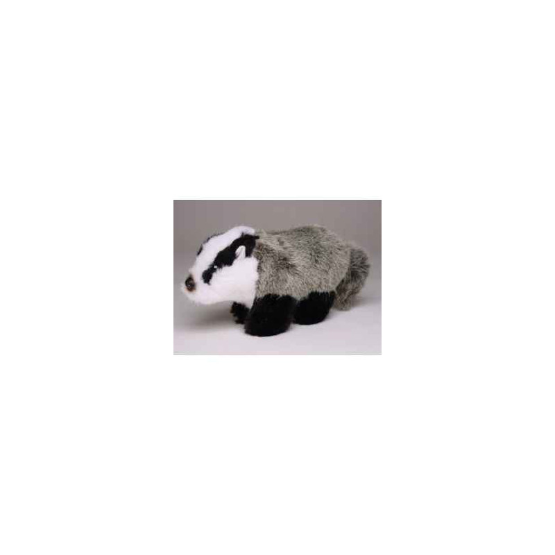 Peluche Miniature blaireau 15 cm Piutre   4264