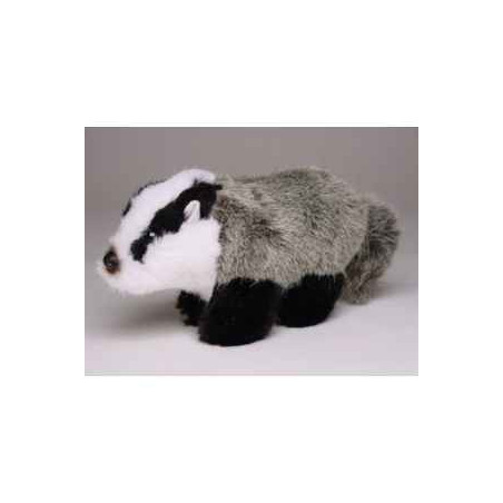 Peluche Miniature blaireau 15 cm Piutre   4264