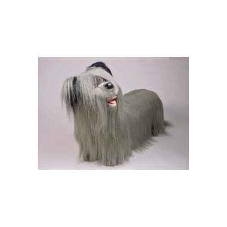 Animaux-Bois-Animaux-Bronzes propose Chien Skye-terrier 80 cm peluche animaux debout réaliste Piutre 1266