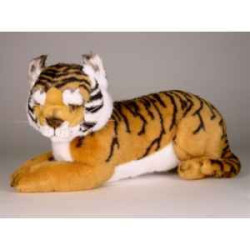 Félin Piutre Tigre du bengal 37 cm peluche animaux allongés -2517