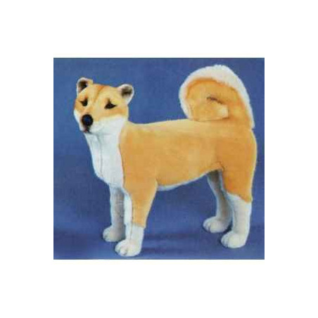 Animaux-Bois-Animaux-Bronzes propose Chien Shiba inu 55 cm peluche animaux debout réaliste Piutre 1246