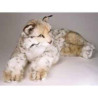 Félin Piutre Lynx 70 cm peluche animaux allongés -2553