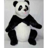 Décoration animaux Panda 105 cm assis peluche réaliste Piutre 2196